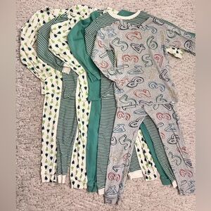 Lot Of 6 Gap Kids Organic Cotton Long Sleeve Pajama Sets- Size 5T